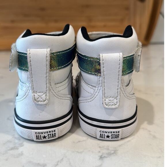 Converse Problaze Iridescent High-Top Sneaker toddler size 7 casual unisex - Picture 5 of 8